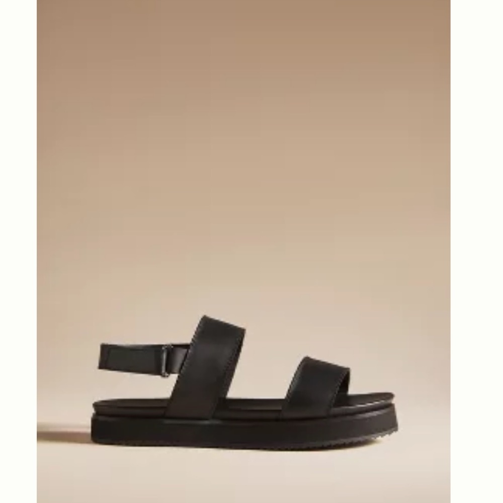 Nisolo Go-To Platform Sandal Oxford Size 6 (Fits like 5.5)